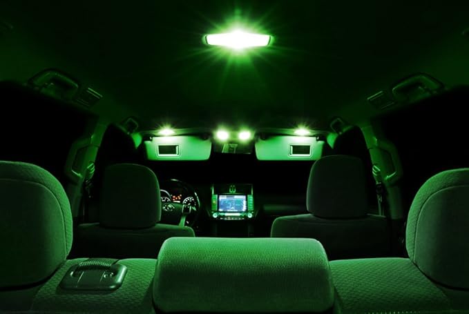 XtremeVision Interior LED for Acura MDX 2001-2006 (14 Pieces) Green Interior LED Kit + Installation Tool