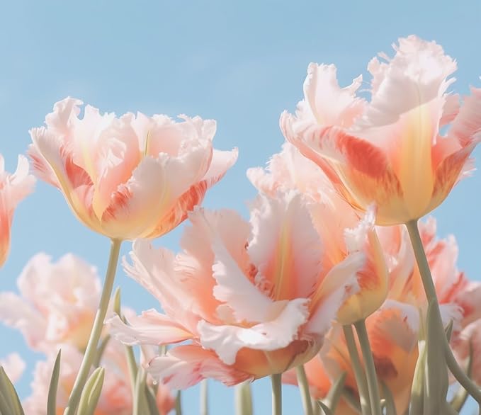 Bring Me Love Parrot Tulip Bulbs for Planting - Easy to Grow Perennial Flowers (10 Bulbs)