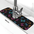 Butterfly Abstract Butterflies Kitchen Sink Splash Guard Faucet Mat Super