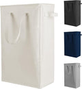 Odonata Slim Laundry Hamper Handles Collapsible Laundry Basket Thin Dirty