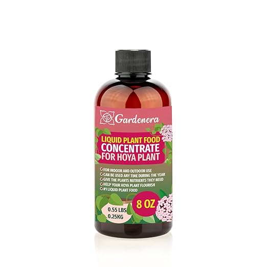 Gardenera Plant Growth Superfood for Hoya Plants with 18 Essential Vitamins & Minerals - Organic Plant Food Fertilizer - Micro-Fungi and Bio-Organisms for Hoya Plant Care & Growth Enhancement - 8oz
