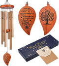 32" Memorial Wind Chimes, Bereavement Gift,in Memory of Loved One Loss of Mother Father，Home Decor Garden Patio Outdoor-Golden