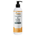 Tallow & Goat Milk Body moisturizing Lotion for Sensitive Skin, handmade tallow cream (12 Fl OZ, Cashmere Vanilla)