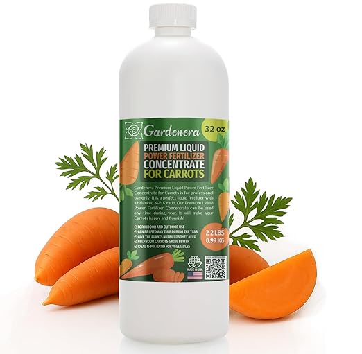 Liquid Power Carrot Fertilizer - Premium Liquid Plant Food for Carrots - Fast-Acting Concentrate for Growth, Strong Roots & High-Yield Harvest - 32 oz - Indoor & Outdoor Use