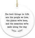 GEEMBI Christmas Inspirational Gifts for Women Men - Ceramic Christmas Ornaments 2025 for Xmas Decorations - Encouragement Thank You Employee Appreciation Gifts for Coworker Friends, Stocking Stuffers