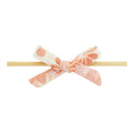 Copper Pearl Ribbon Baby Bow Penny