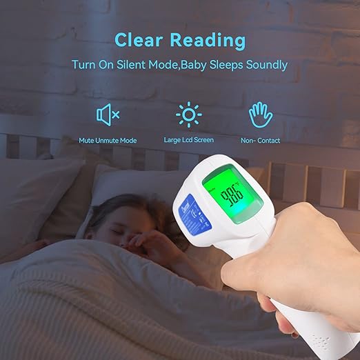 [Value Bundle] Berrcom Non Contact Forehead Thermometer JXB195 & Berrcom Contactless Thermometer 3 in 1 for Adults and Kids JXB178