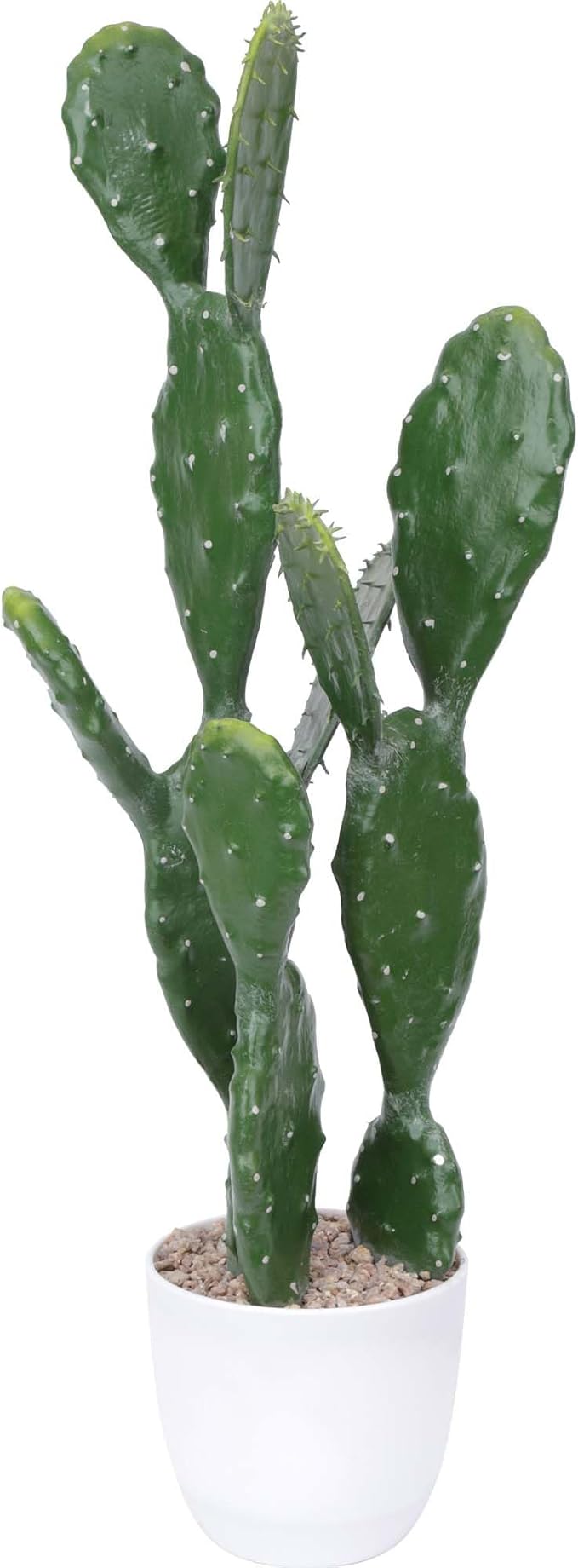 22Inch Artificial Cactus Faux Cacti Fake Cactus Saguaro Potted Plants for Indoor Outdoor Home Offices Store Decoration
