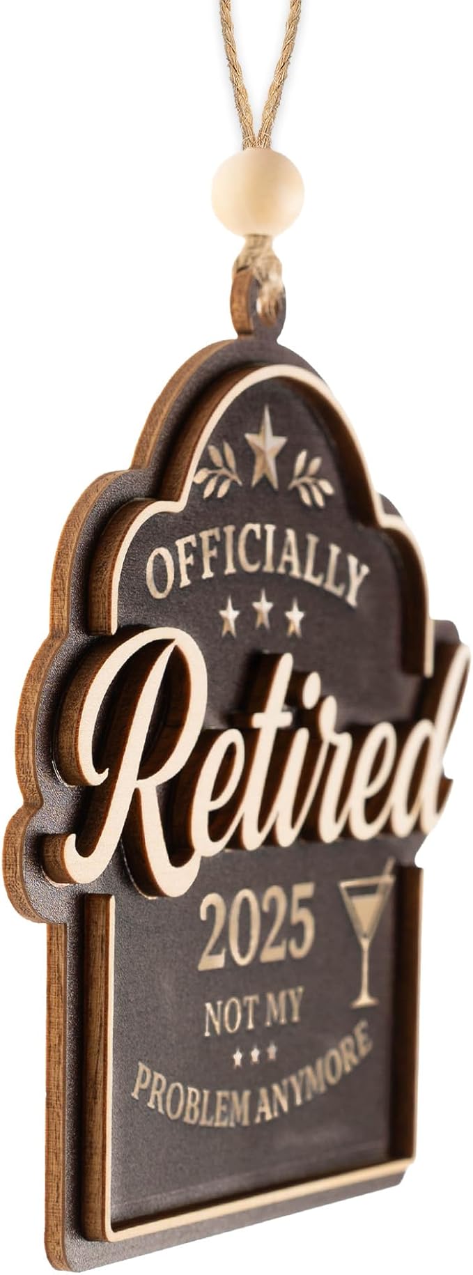 Chritsmas Ornament 2025 - Retirement Ornament - Retired Gifts for Men - Retirement Gift for Woman - Retired Gift