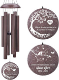 Personalized Memorial Wind Chime, Metal Wind Chime Deep Tone, Wind Chimes for Loss of Loved One, Sympathy Gift Loss of Mom Dad or Loved One, Decorative Wind Chimes Outdoor, Product in USA