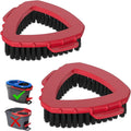 Aifacay 2-Pack Spin Mop Scrub Brush Replacement Heads Compatible