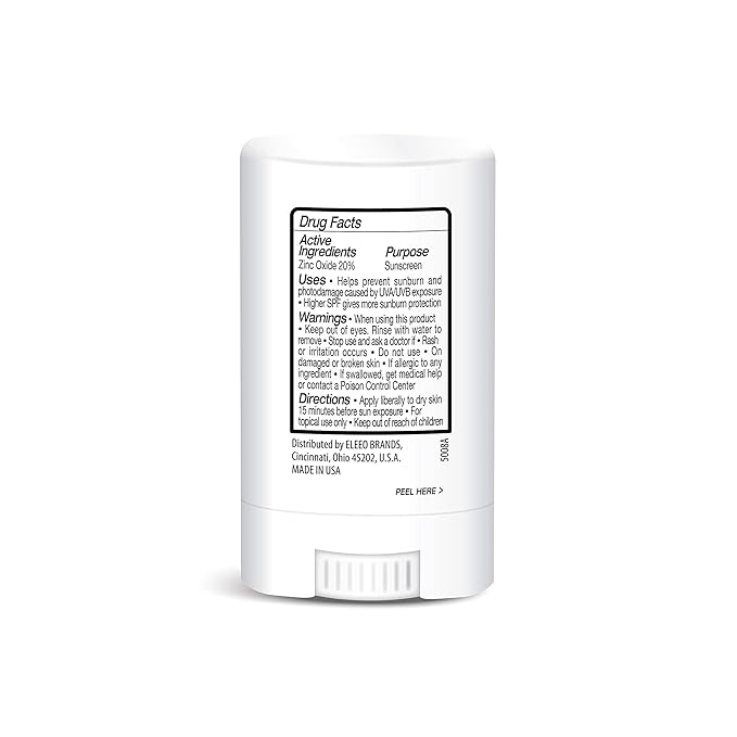 Baby Sunscreen Stick by Boogie Block, Mineral Sunscreen SPF 50, FSA/HSA Eligible, Travel Size Sunblock for Kids, Zinc Oxide, Water Resistant, Vegan, Fragrance Free Pack of 2