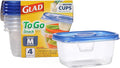 Glad GladWare To Go Snack Food Storage Containers
