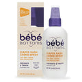 Bébé Bottoms Diaper Rash Cream Spray - Paraben, Dye & Fragrance Free, No-Rub Touch Free Application for Sensitive Skin - Quick Relief & Comfort (100 ml)