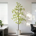 6FT Artificial Black Olive Tree Artificial Olive Plants, Tall Faux Olive Tree Faux Silk Plant Fake Plant Ultra-Realistic Silk Leaves & Natural Trunk Indoor Outdoor Use