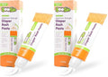 Boogie Diaper Rash Paste, Maximum Strength 40% Zinc Oxide, Mess-Free Applicator, Soothes Baby Bum, Diaper Bag Essential, 4oz (Pack of 2)