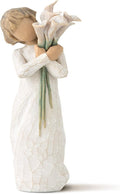 Willow Tree Beautiful Wishes, A Gathering of Beautiful Wishes for You - Love, Health, Happiness, A Gift That Expresses Caring or for Those Who Love Flowers, Sculpted Hand-Painted Figure