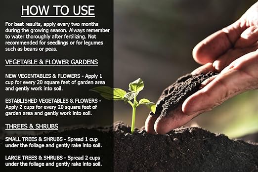 𝐁𝐄𝐒𝐓𝐒𝐄𝐋𝐋𝐄𝐑 Organic Blood Meal Fertilizer by Gardenera - 12-0-0 NPK - All-Natural Plant Food Source of Nitrogen for Organic Gardening, Flowers, Vegetables, Trees & Shrubs [12 OZ]