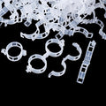 200 Pcs Plant Support Clips,Plastic Clips for Securing Plants,Tomato Vine Clips,Plant Fixing Clips,Garden Clips for Climbing Plants,Grape and Vine Vegetables (200, White)