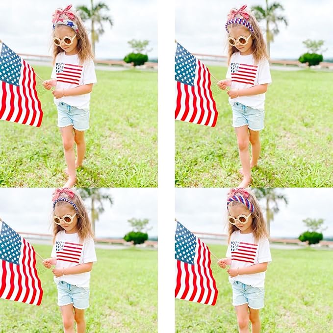 4th of July Rhinestone Headbands for Women Girls Padded Hairband for Girls Red Blue Star Rhinestone Sparkle Head Band Patriotic Hair Accessories