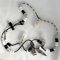 Mougee Flow Star Clip - Carry Your Flow Star Around in Style - Adjustable Length, Heavy Duty Clips, LED Light (Zebra Candy)