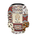 Personalized Baby Car Seat Cover for Babies, Custom Name Baby Car Seats Canopy for Boys, Nursing Breastfeeding Stroller Covers for Infant Newborn, Shower Gift for Baby (Western Cowboy)