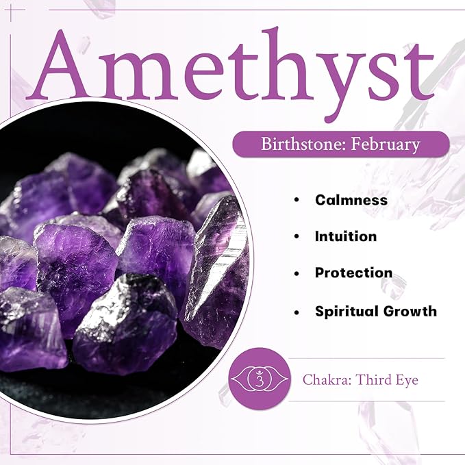 mookaitedecor Amethyst Crystal Tree, Quartz Cluster Purple Titanium Crystals Base Bonsai Money Tree for Wealth and Luck