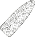 Ironing Board Cover and Pad, 18x49 Extra Wide Thick Iron Padding, Scorch &