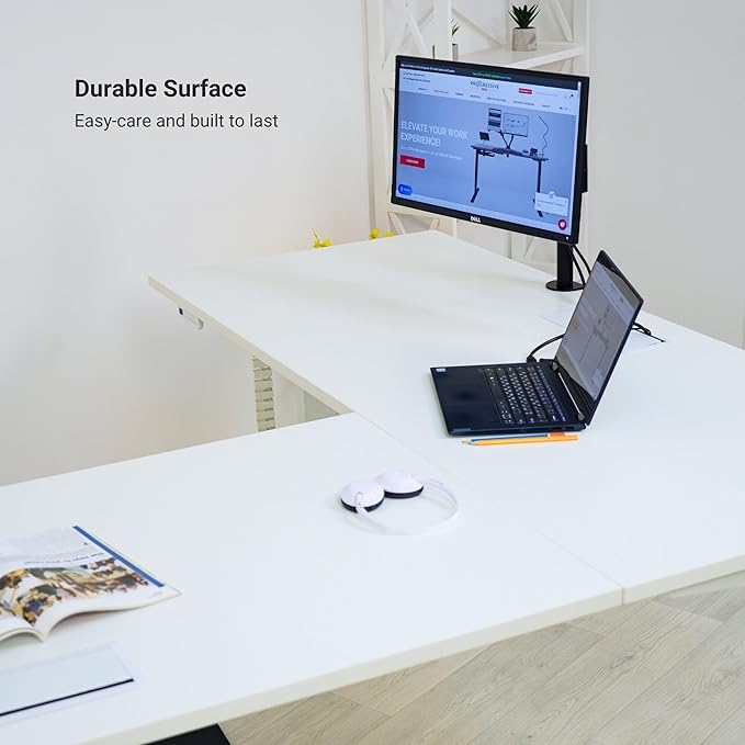Standing Desk: FLT-05, DT-3030-WW, DT-4830-WW, DA-10-Black