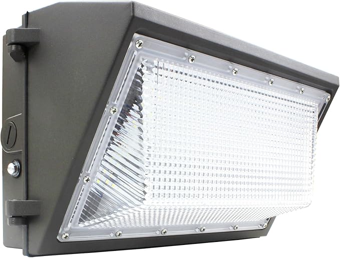 1-10V Dimmable 120W LED Wall Pack Light with Dusk to Dawn Photocell, 100-277V 16800LM 800-1000W HPS/HID Equiv., 5000K Outdoor Security Lighting, ETL Commercial Wall Mount Lights for Building