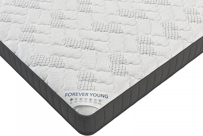 Ottomanson Queen 9" Hybrid Mattress - Medium-Firm Support - Made in USA - Individually Pocketed Coils & CertiPUR-US Foam - Fiberglass-Free - Bed in a Box