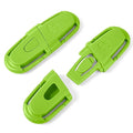 Universal Car Seat Chest Clip, Adjustable Harness Positioning Clip for Stroller and Booster Seat, Anti-Slip Shoulder Straps Holder Accessory for Parents (1 Pack, Green)