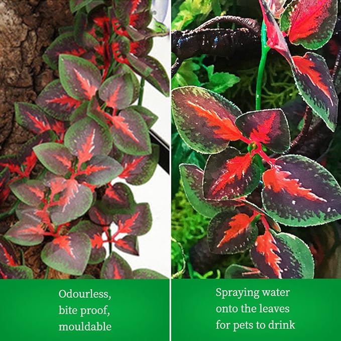 Dsoar 40cm/16in Aquarium Decorations Plants Artificial Fake Plastic Water Grass Plants for Fish Tank Aquarium Decor Artificial Hanging Plants
