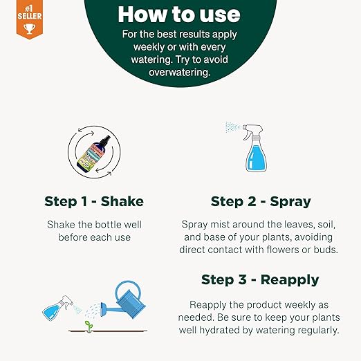 Gardenera Premium Nutritional Plant Food Spray for Orange - Balanced Nutrition Plant Superfood | Excellent Growth Booster for Orange Trees in Pots - 8oz