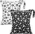 Shappy 2 Pcs Large Travel Laundry Bag Washable Waterproof Wet Dry Large Dirty