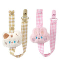 CutiePlusU Adult Pacifier Clip Adult Size Anyard Holder Clips 2 Pack-Animal Paradise 1