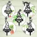 RealSteel, Garden Gnomes Metal Plant Labels, Vegetable, Herb Markers, Outdoors (Broccoli)