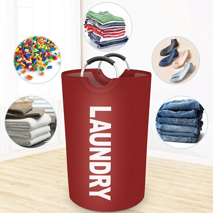 StorageRight 115L Large Laundry Basket, Laundry Hamper, Dirty Clothes Hamper