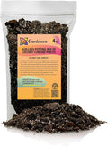 Premium Coco Coir and Perlite Potting Mix, Soil for Maximum Plant Growth, Perfect for Indoor and Outdoor Container Gardens by Gardenera - 4 Quart