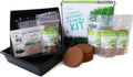 Organic Wheatgrass Growing Starter Kit - Grow & Juice Wheat Grass - Includes Non-GMO, Organic Wheatgrass Seeds - for Healthy Wheatgrass Shots, Home, Garden, and Cat Grass