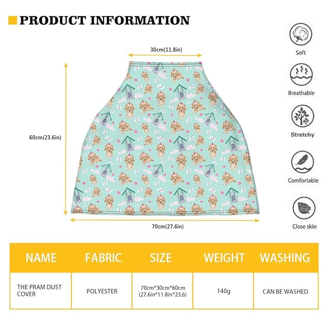 Solid Color Car Seat Nursing Breastfeeding Cover, Multi Use Cover Cozy Carseat Canopy Cover, Infant Babies Stroller Cover,Ultra Soft Stretchy Nurse Gifts Brown Breastfeeding Cover