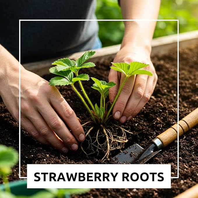 Sugar Berry Red Strawberry Plants for Growing - Prolific New Breed with Huge Yields and Amazing Sweet Flavor (20 Plants)