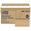 Tork Multifold Hand Towel White H2, 100% Recycled Fibers, 16 x 250 Towels
