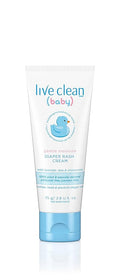 Live Clean Baby Gentle Moisture Diaper Rash Cream, 2.6 Oz