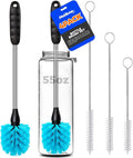 Holikme Bottle Brush Cleaner Set, 3 Straw Cleaner Brush, Bottle Cleaning Brush
