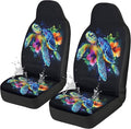 Turtle Car Front Seat Covers Waterproof Breathable Front Seat Cover Auto Interior Accessories 2 Pcs Set Protection Interior Accessories Universal Fit Most Cars