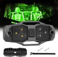 UTV Dome Light - White/Green, ACEC SHOP Universal Roll Bar Mount Dome Light UTV Interior Light Utility Roll Cage Lights LED Dome Light Bar Truck Bed Lights for UTV Polaris ATV RZR SxS Can-Am Kawasaki