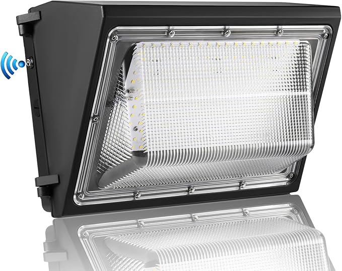 Dusk to Dawn 150W LED Wall Pack Light, 21000LM 800-1000W HPS/HID Equivalent, 5000K Daylight Commercial Outdoor Security Lighting with Photocell Sensor, ETL for Parking Garages,Warehouse,Entrance