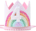 Boy Girl Birthday Crown, Prince Princess Birthday Hat Headband Tiara Crown Cake Photo Prop Party Decorations
