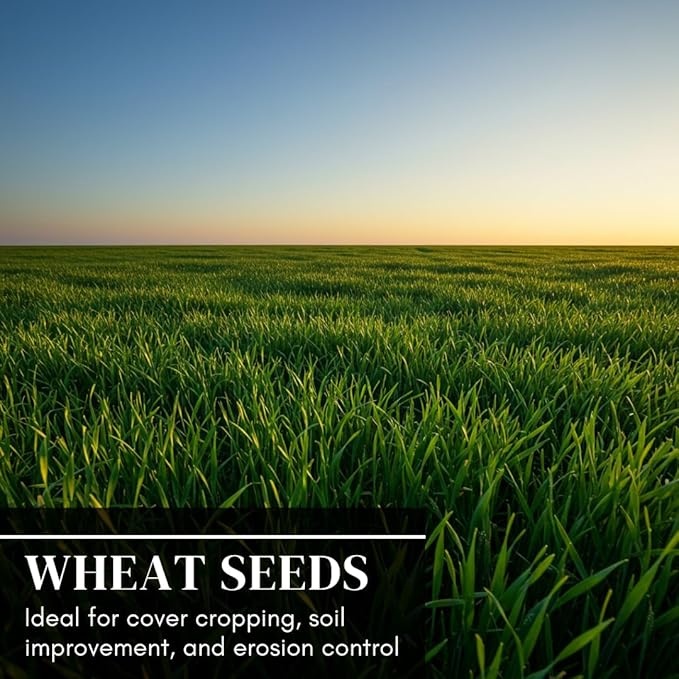 Wheat Cover Crop Seeds | Made in USA (10 Pounds)